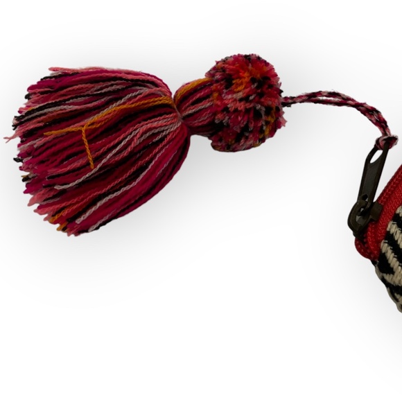 Brown Boho Patterned Lovestitch Tassel Pouch - Picture 3 of 6